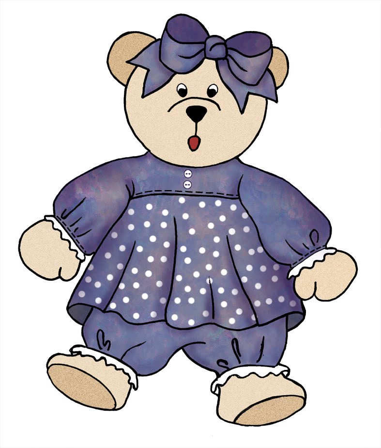 girl teddy bear clip art - photo #6