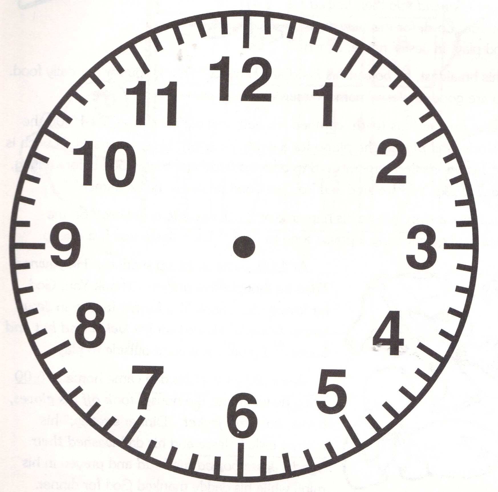 clip art blank clock face - photo #8