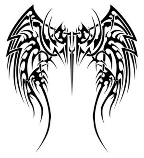 tribal tattoos of angel wings photo WantedMore™'s photos - Buzznet ...