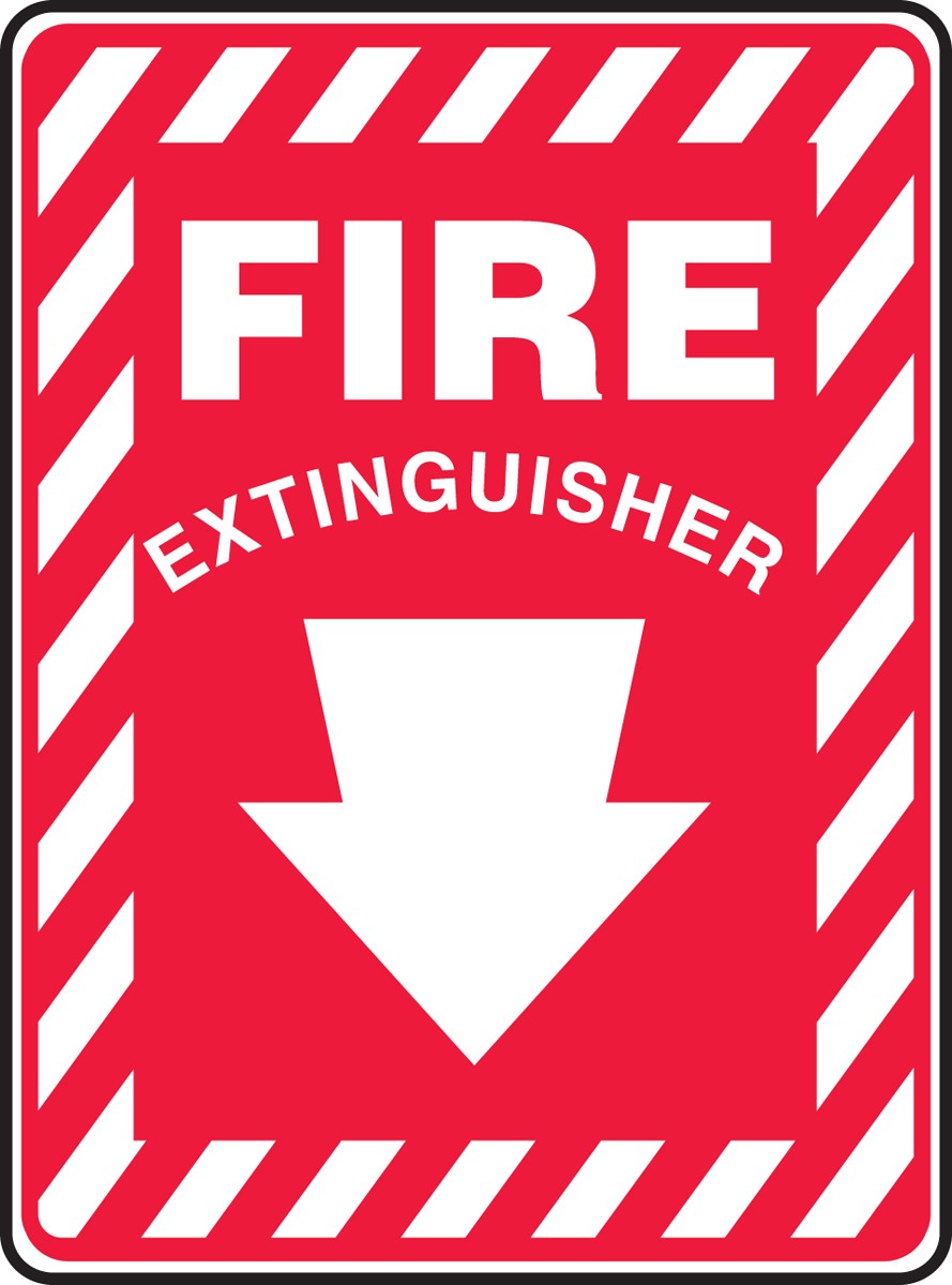 Fire Extinguisher Sign - First Aid and Safety Supplies