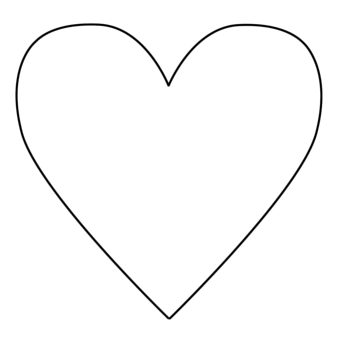 Pictures Of Hearts To Color Clipart - Free to use Clip Art Resource