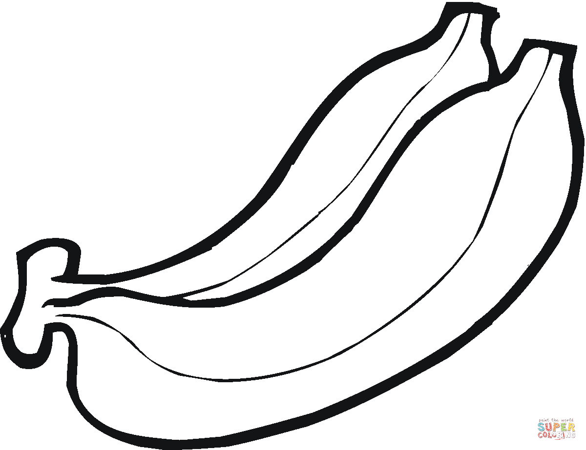 Bananas coloring pages | Free Coloring Pages