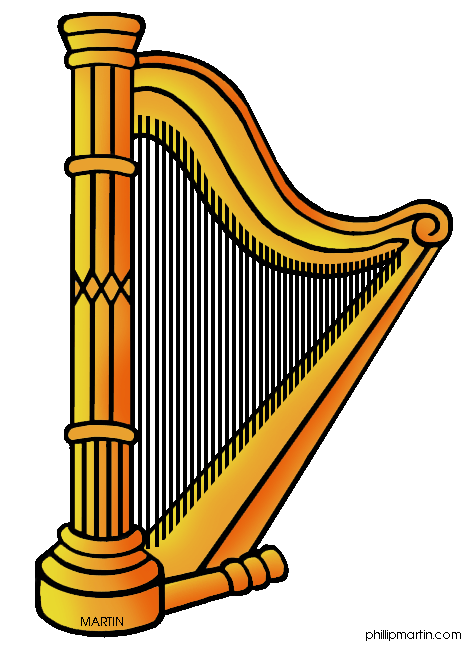 Hand harp clipart