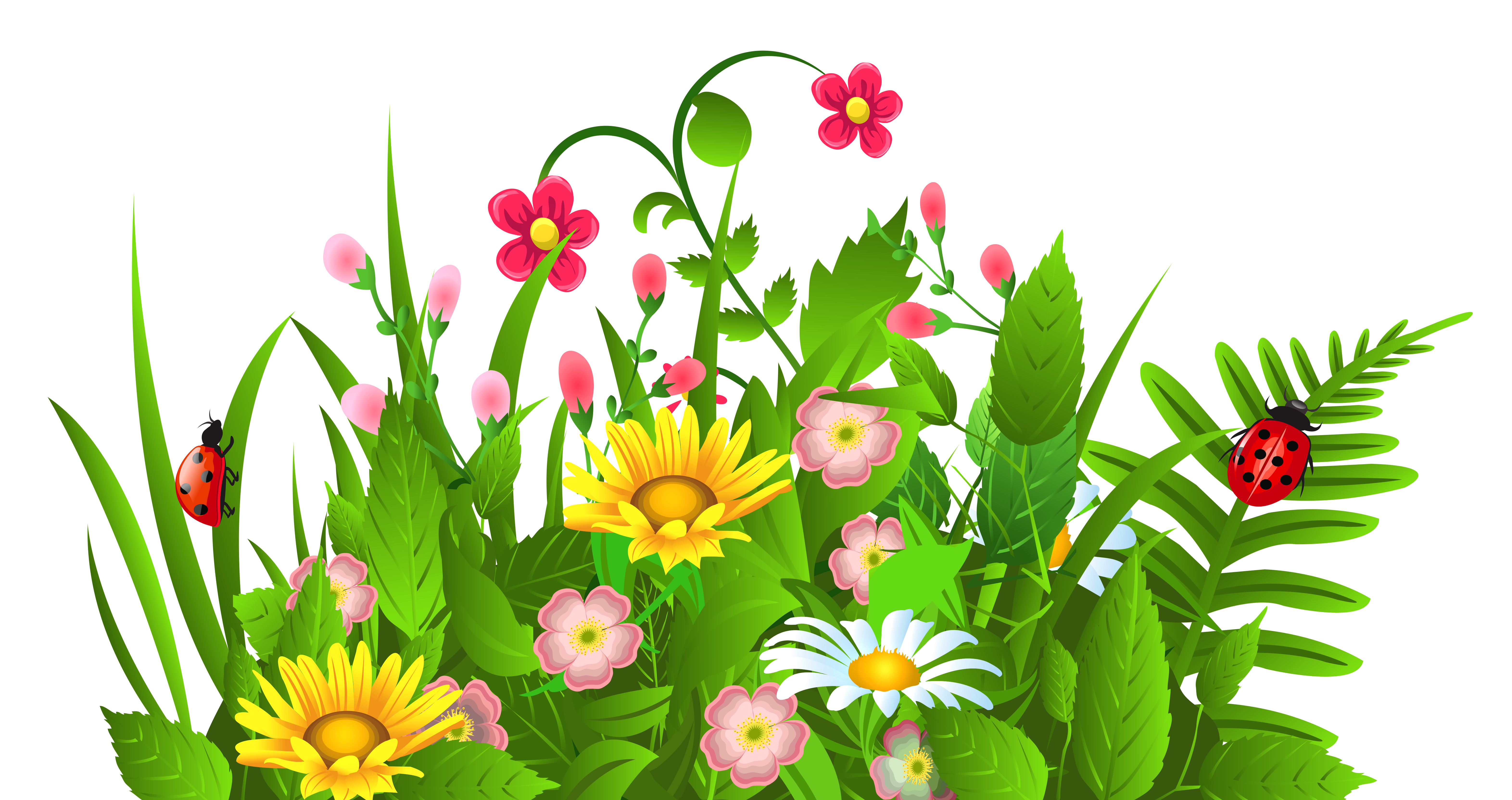 April Flowers Clipart
