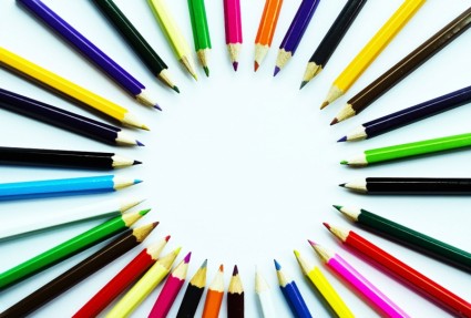 Colored Pencils Wallpaper - Free Clipart Images