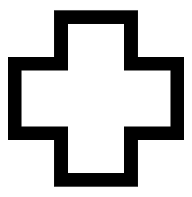Good health symbol clipart outline