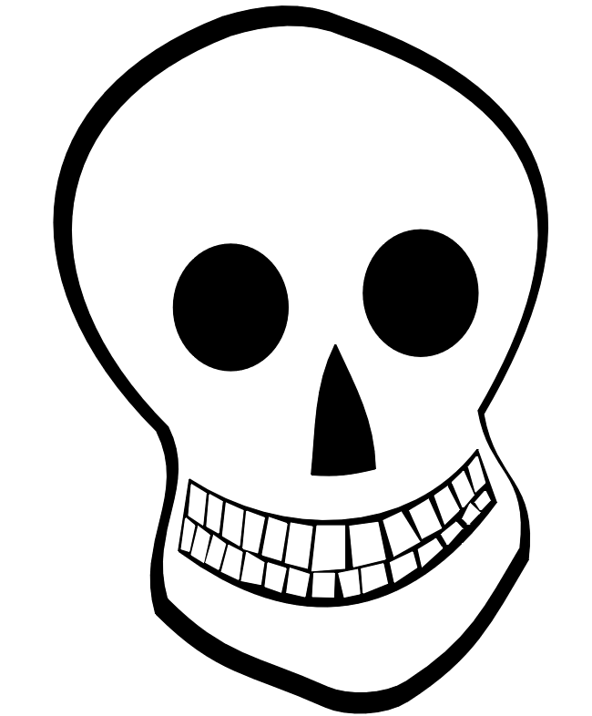 Skeleton Outline For Kids ClipArt Best