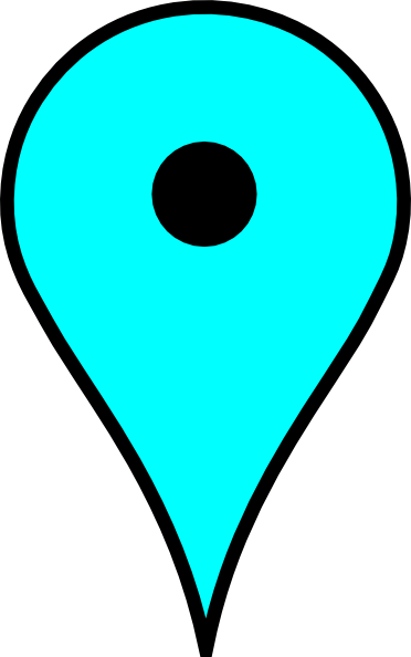 Google Maps Teal Pin Without Shadow Clip Art - vector ...