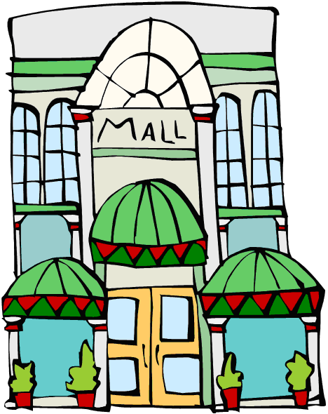Shopping Building Clipart