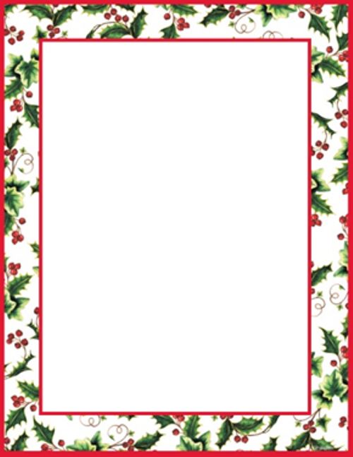Christmas stationery, Letterhead template and Letterhead