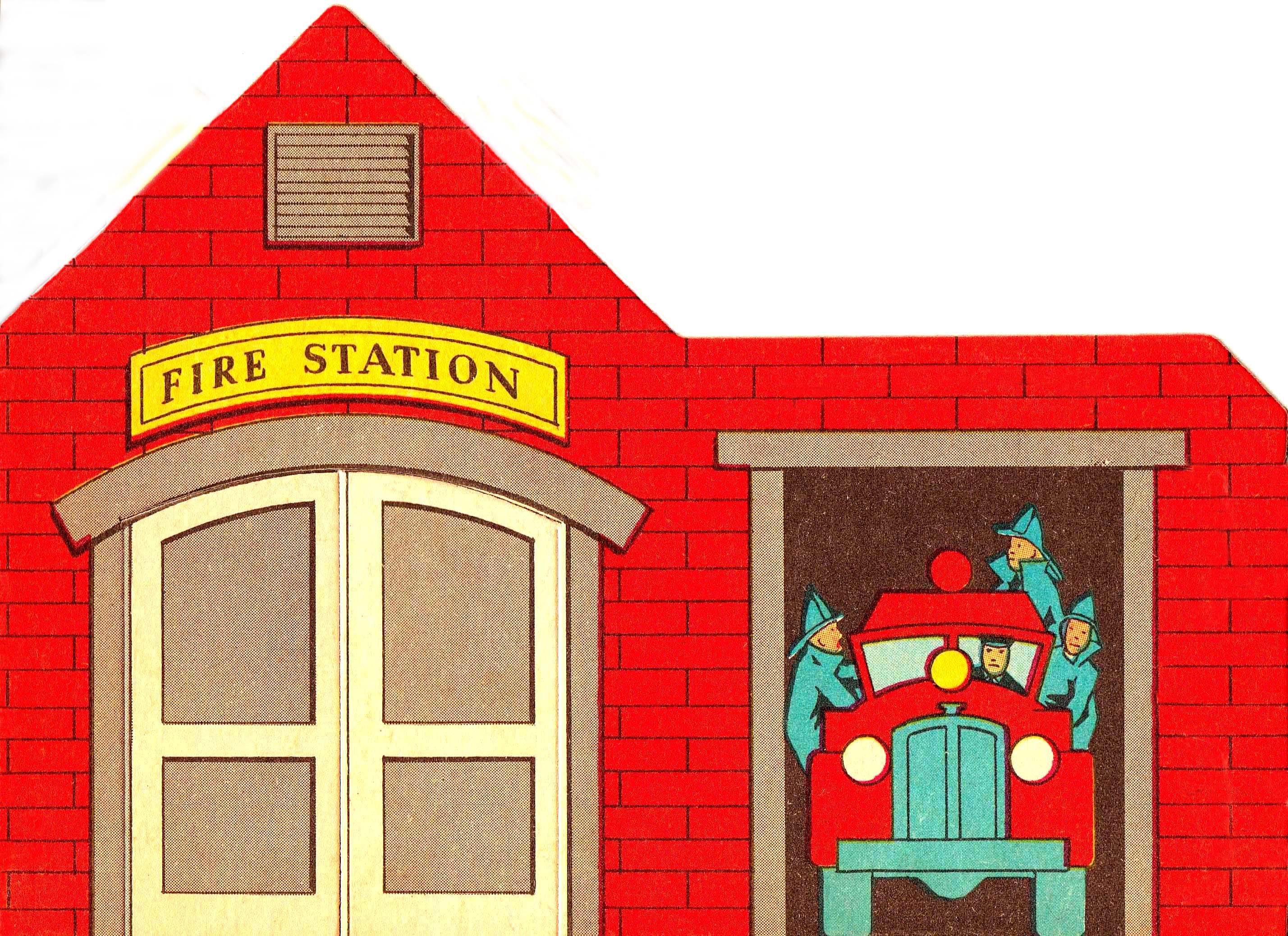 Fire station clip art