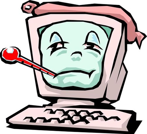 Computer Sick Clipart - Free to use Clip Art Resource