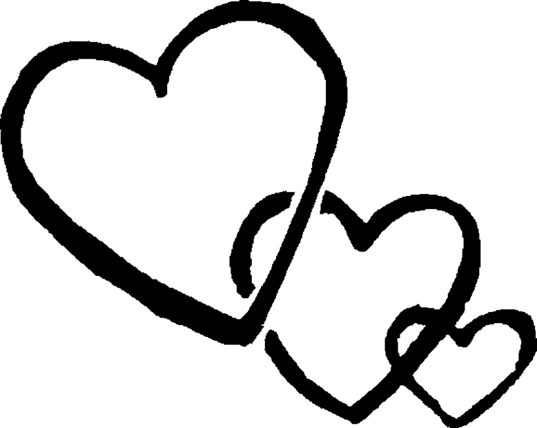 Heart black and white heart clip art black and white free clipart ...