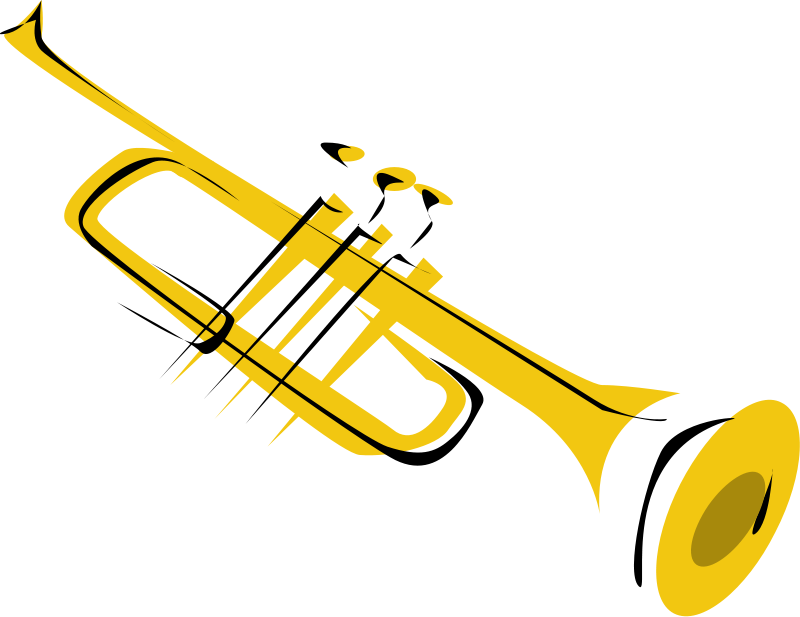 Jazz Trumpet Clipart