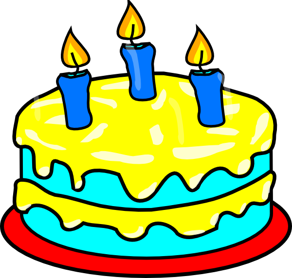 Birthday cake clipart no candles