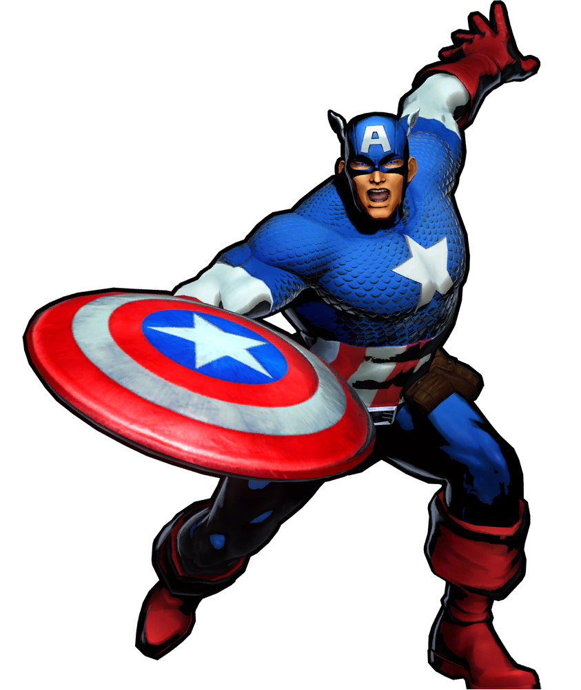 Captain America from the Marvel Video Games |