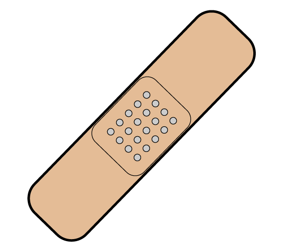 Bandaid band aid drawing clipart - dbclipart.com