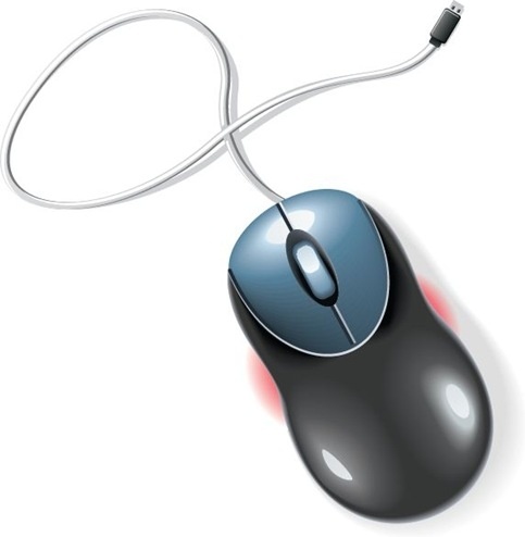 Computer Mouse Vector Illustration Free vector in Encapsulated ...