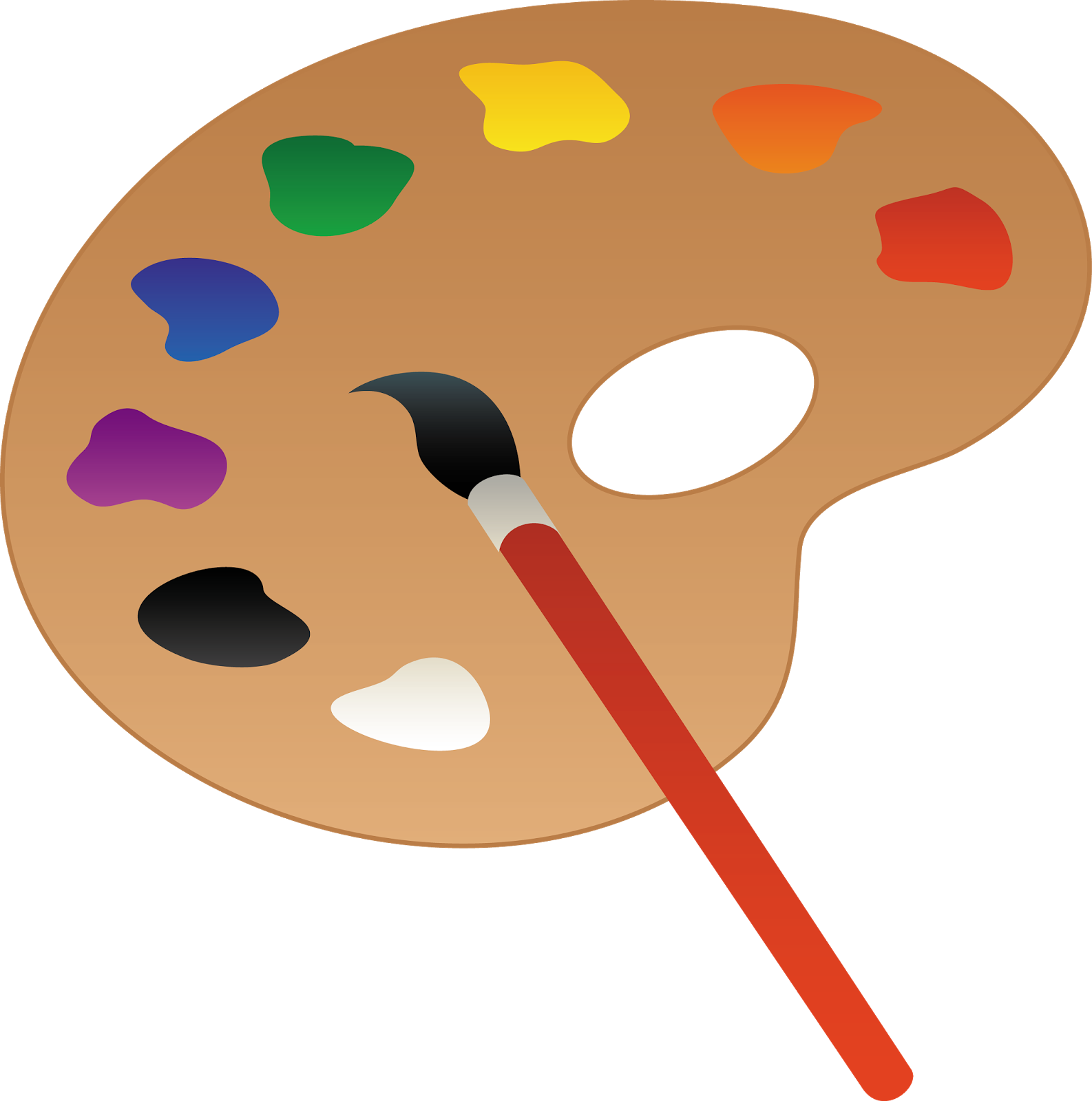 Painting Palette Template ClipArt Best