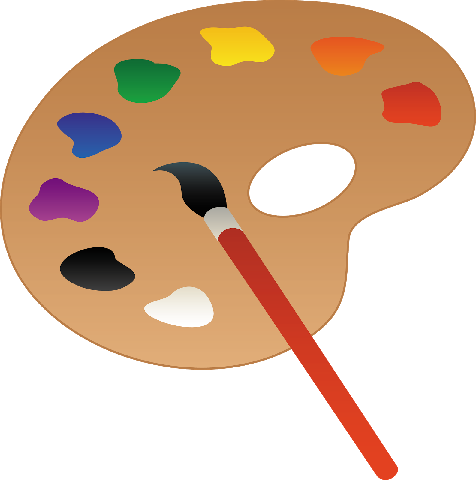 Artist Paint Palette - Free Clipart Images