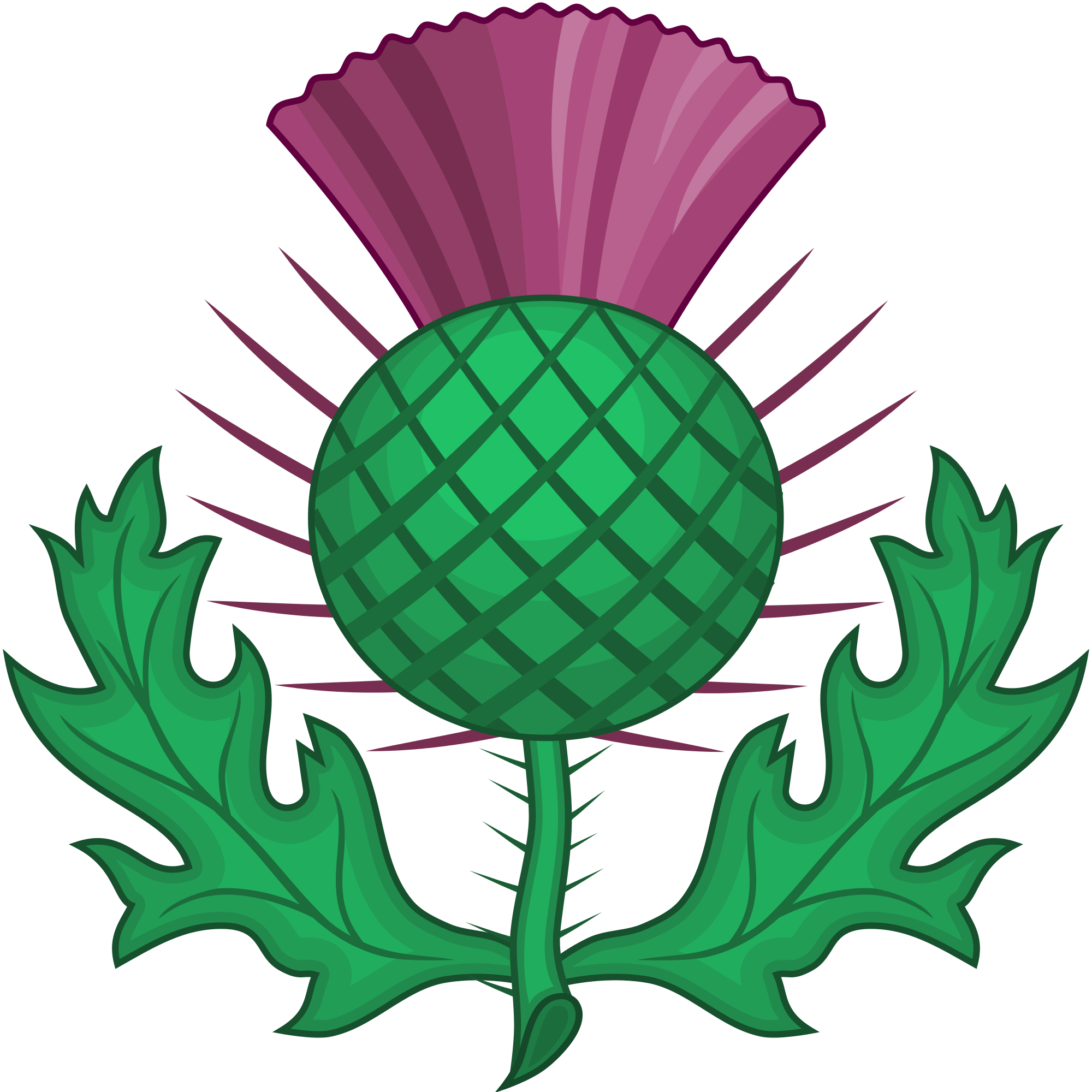 File:Scottish Thistle (Heraldry).svg