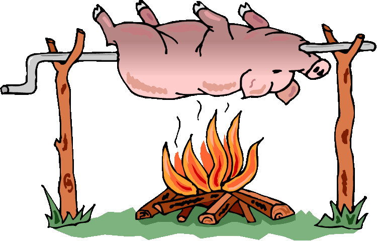 Pig Roast Clipart