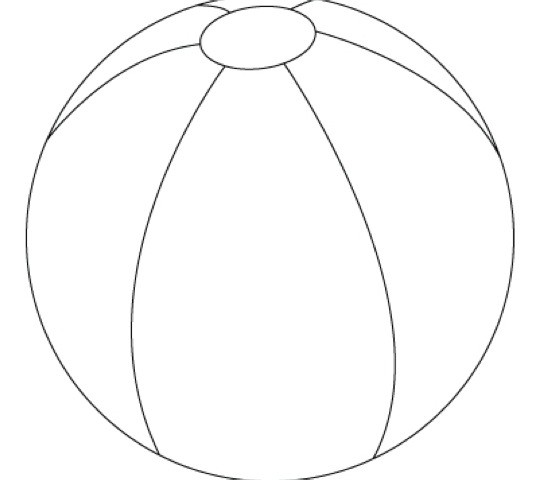 Beach Ball Template - ClipArt Best