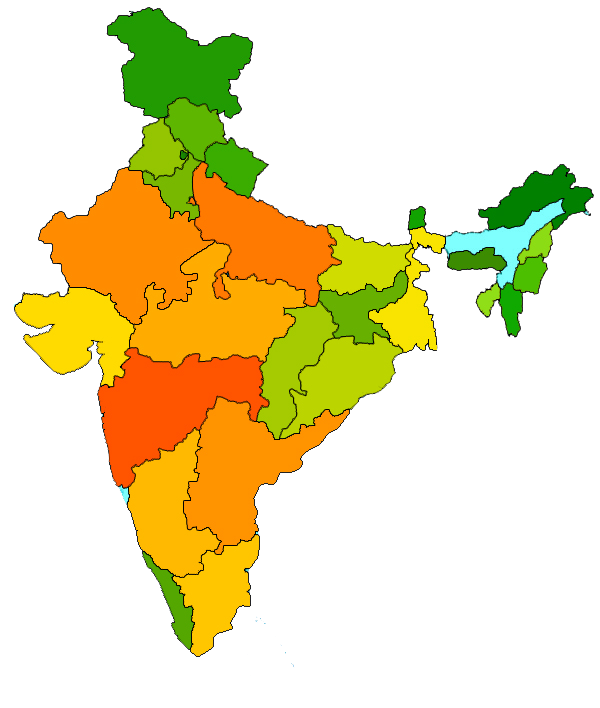 free clipart india map - photo #23