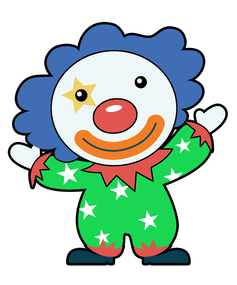 Cartoon clown face clipart - Clipartix