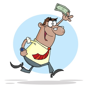 Guy With Money Clipart