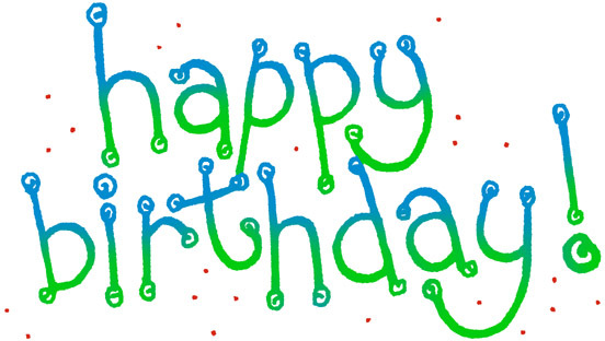 Happy birthday clipart for a man