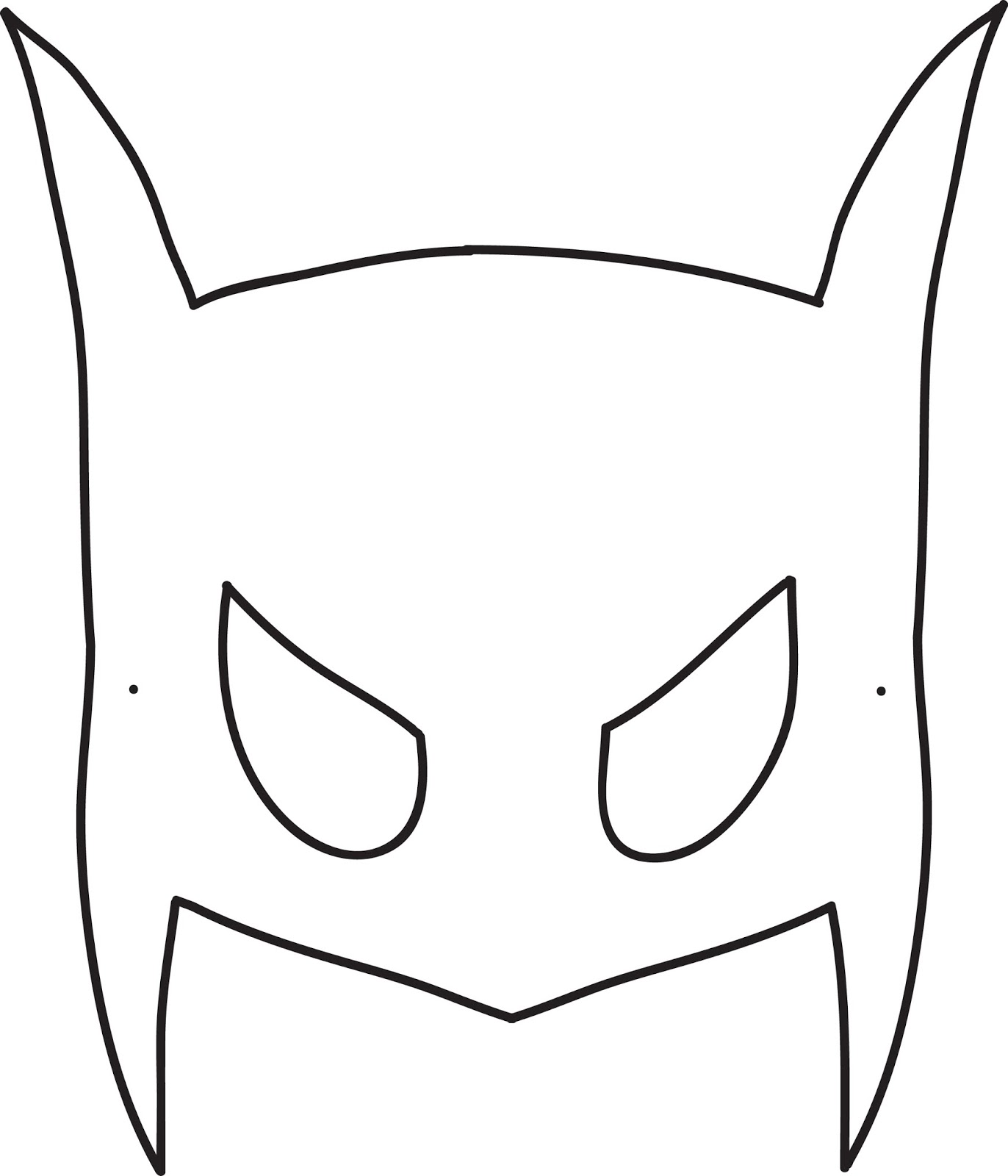 Batman Mask Template | doliquid