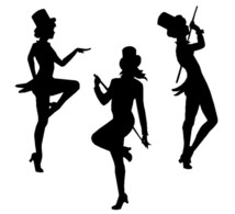 Tap Dancer Silhouette - Free Clipart Images
