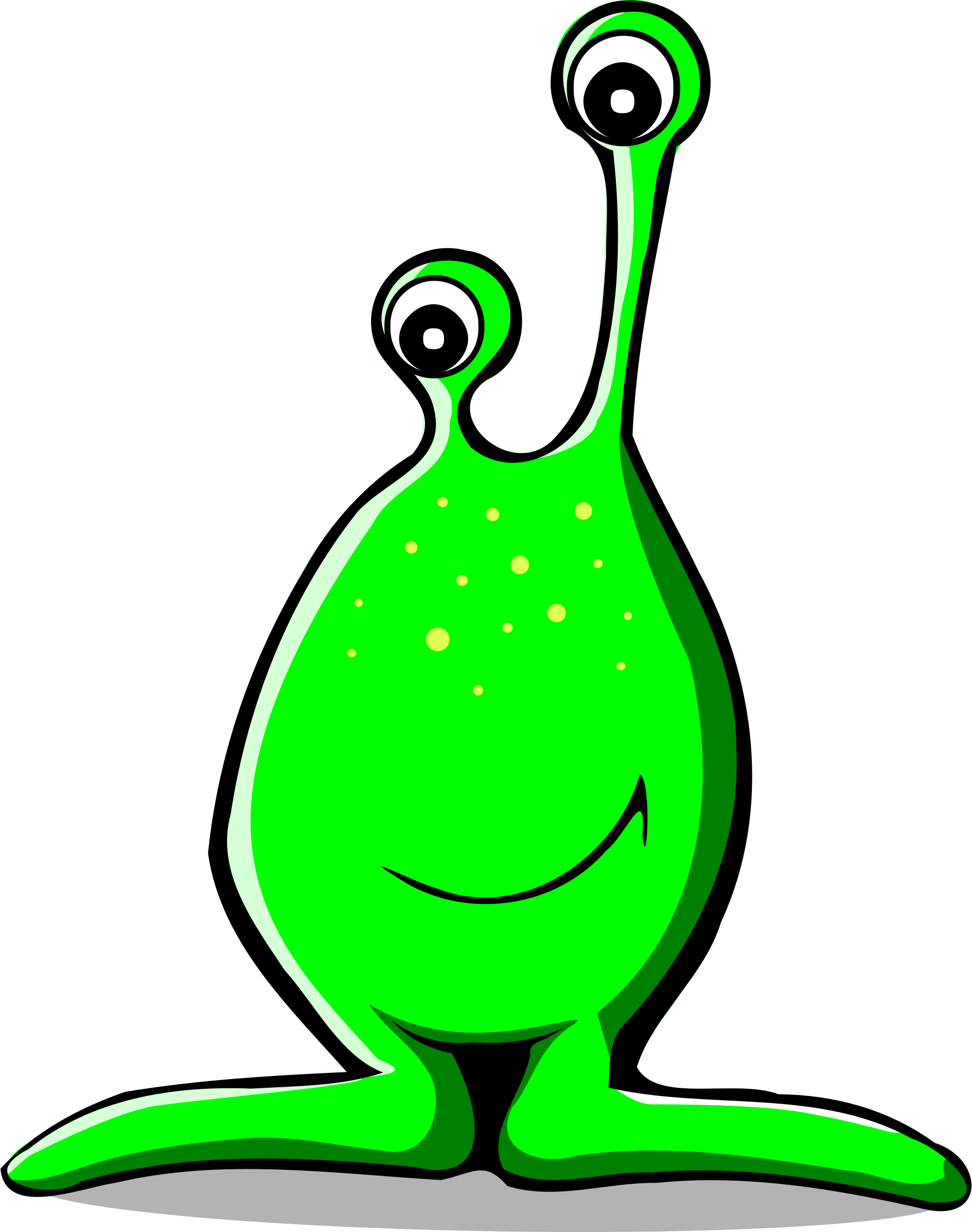 Alien Clip Art Black And White - Free Clipart Images