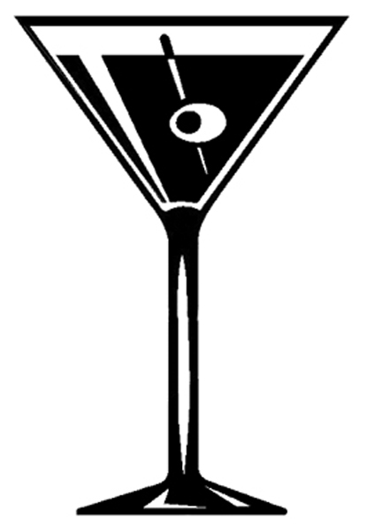 Clipart martini glass free
