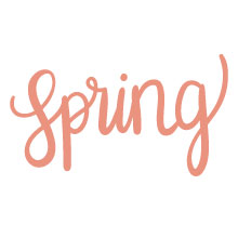 SVG cut SKU20512| Digital Cutting File | Hand Lettring | Spring by ...