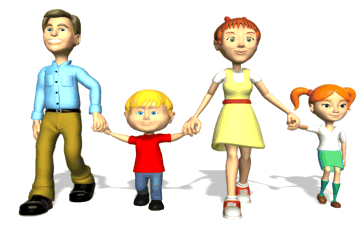 Animated walking clipart