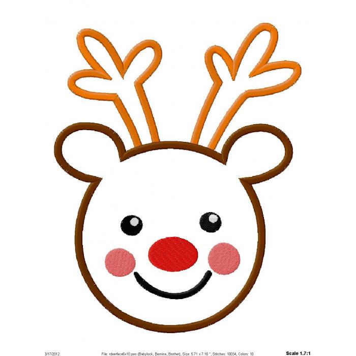 Best Photos of Reindeer Face Cartoon - Rudolph the Red Nosed ...