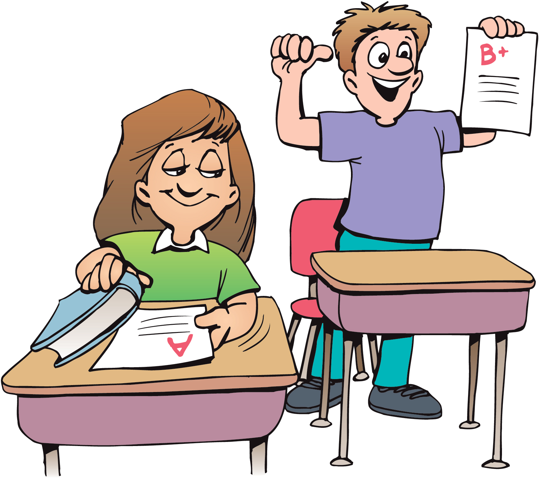 Students leaving a classroom clipart clipart