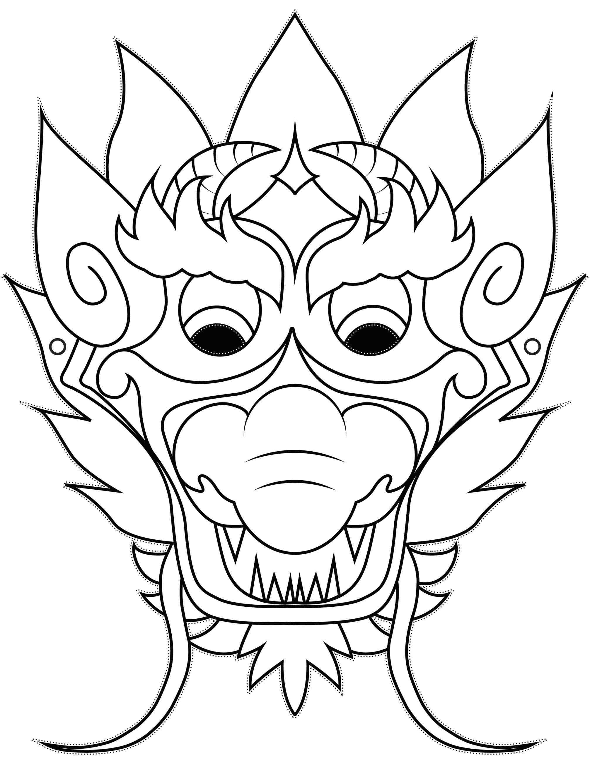 dragon-mask-template-clipart-best