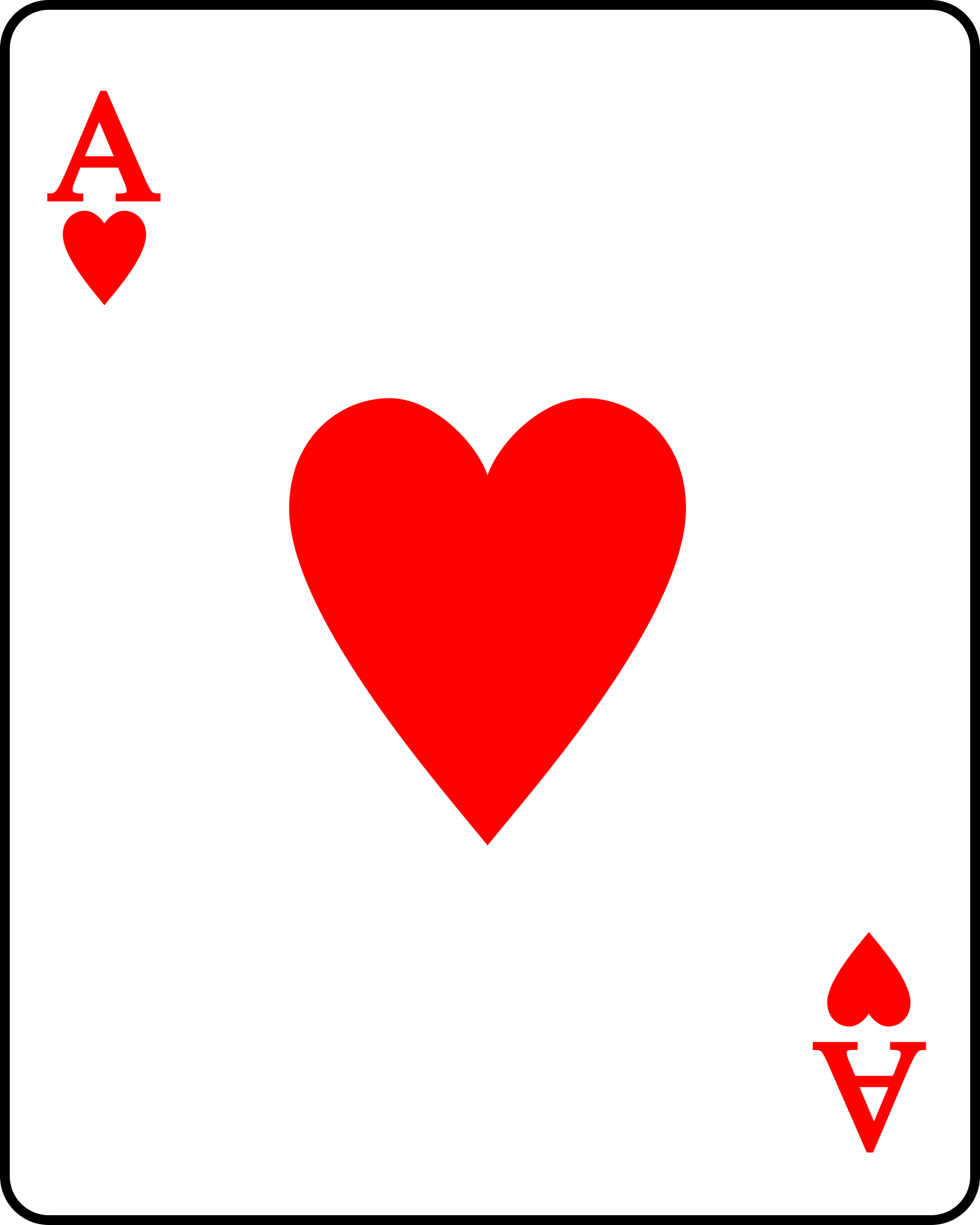 File:Playing card heart A.svg