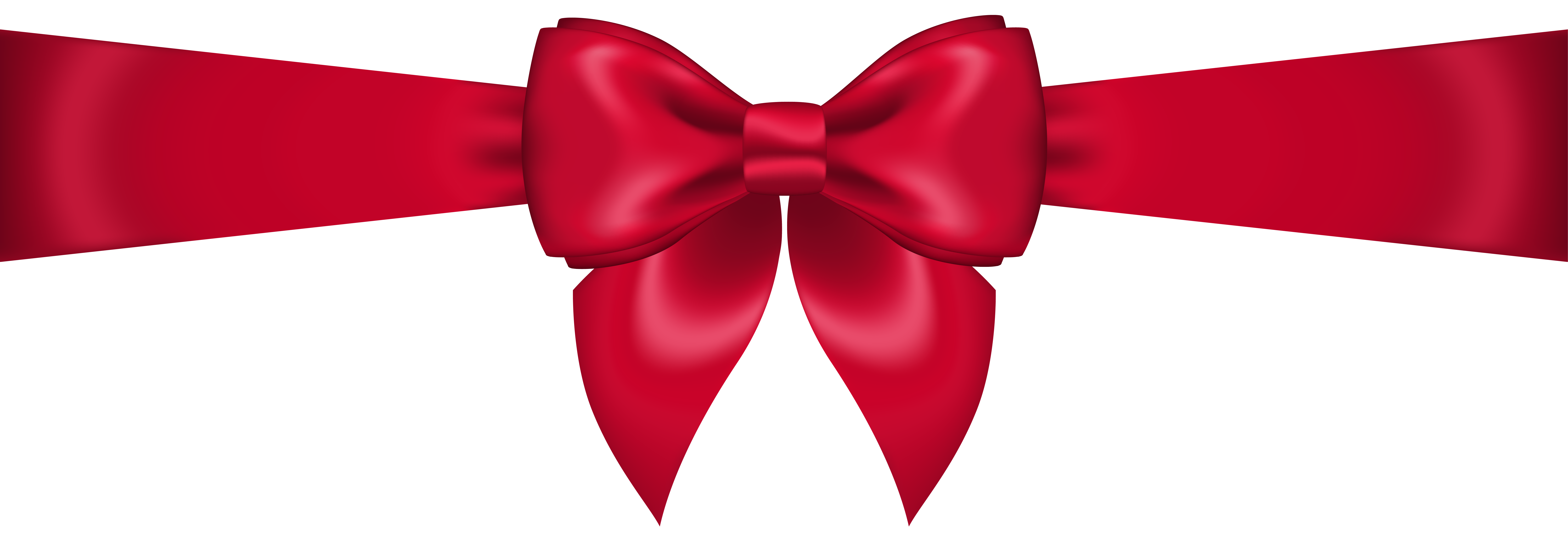 Red ribbon clipart no background