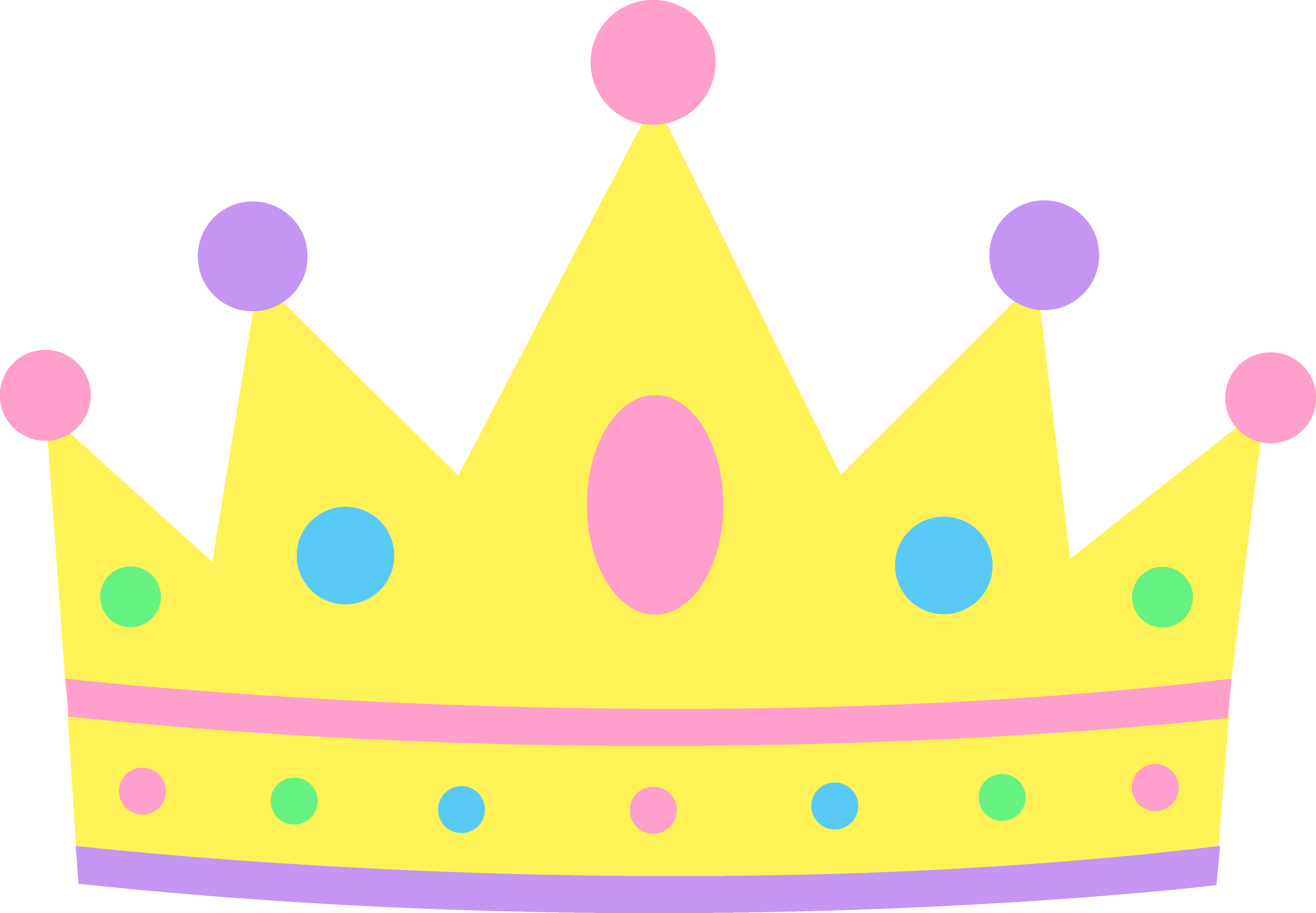 Clipart of princess crown