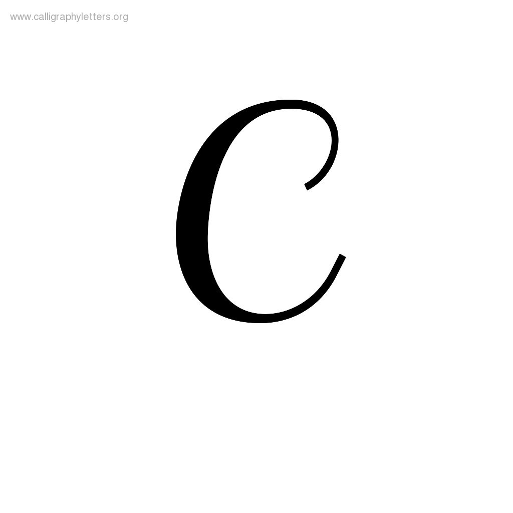 8 Best Images of Fancy Calligraphy Letters C - Letters Calligraphy ...