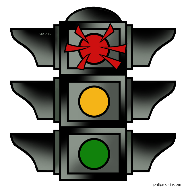 Traffic light clip art