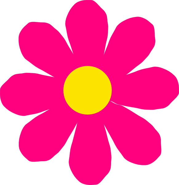 Pink Flowers Clipart - Tumundografico