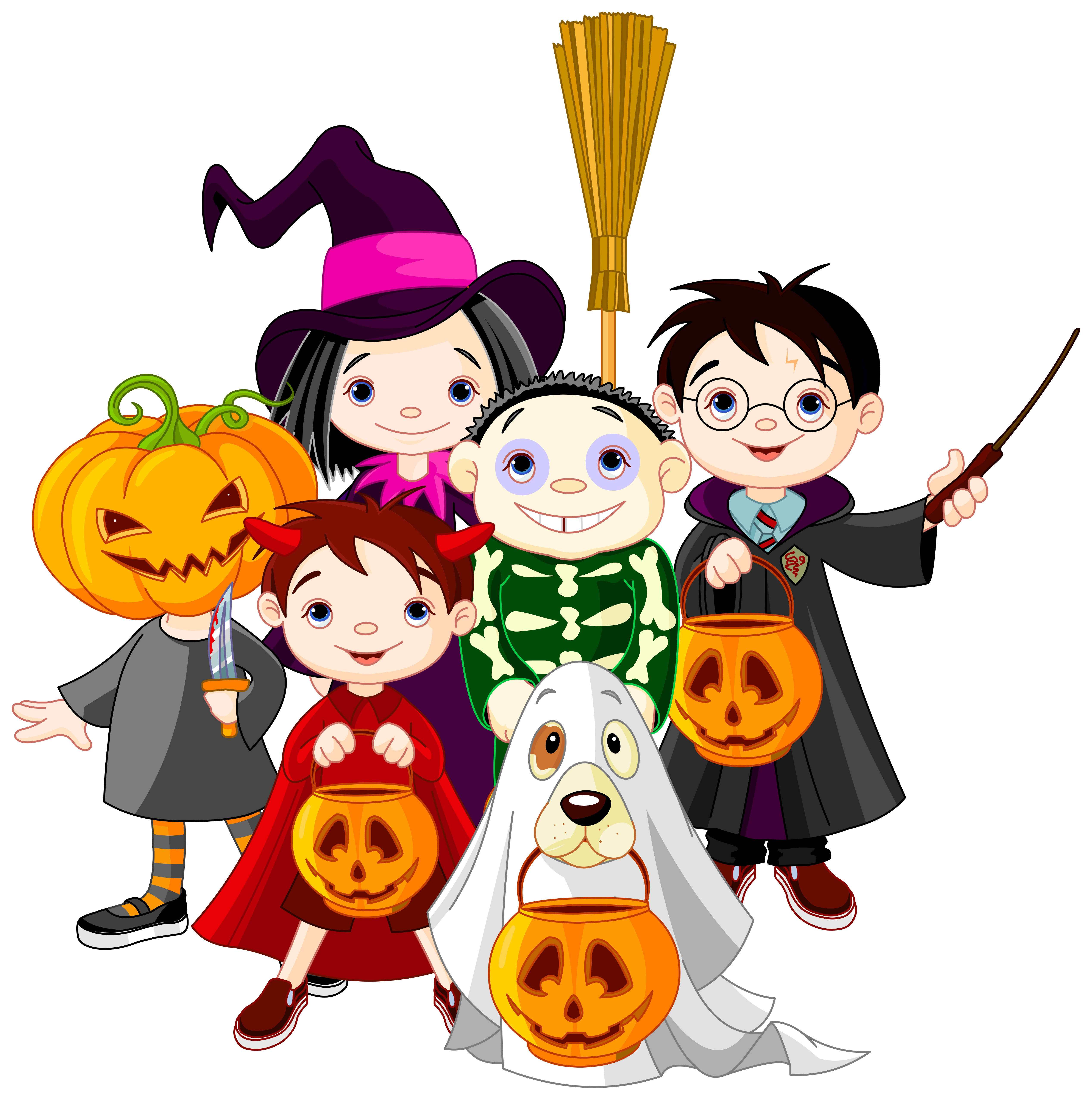 Halloween Kids PNG Clip Art Image