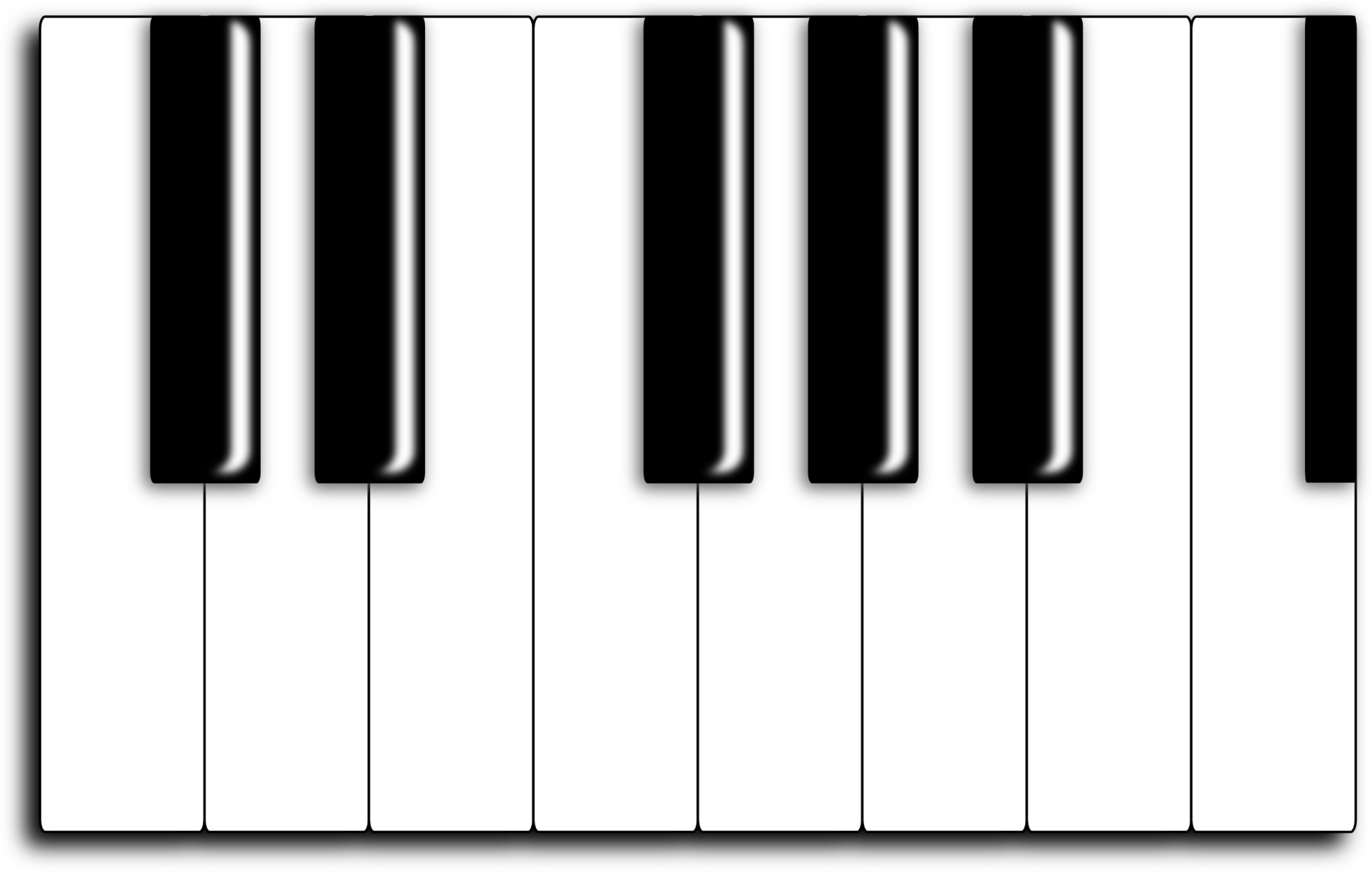 Piano Keyboard Clip Art Clipart - Free to use Clip Art Resource