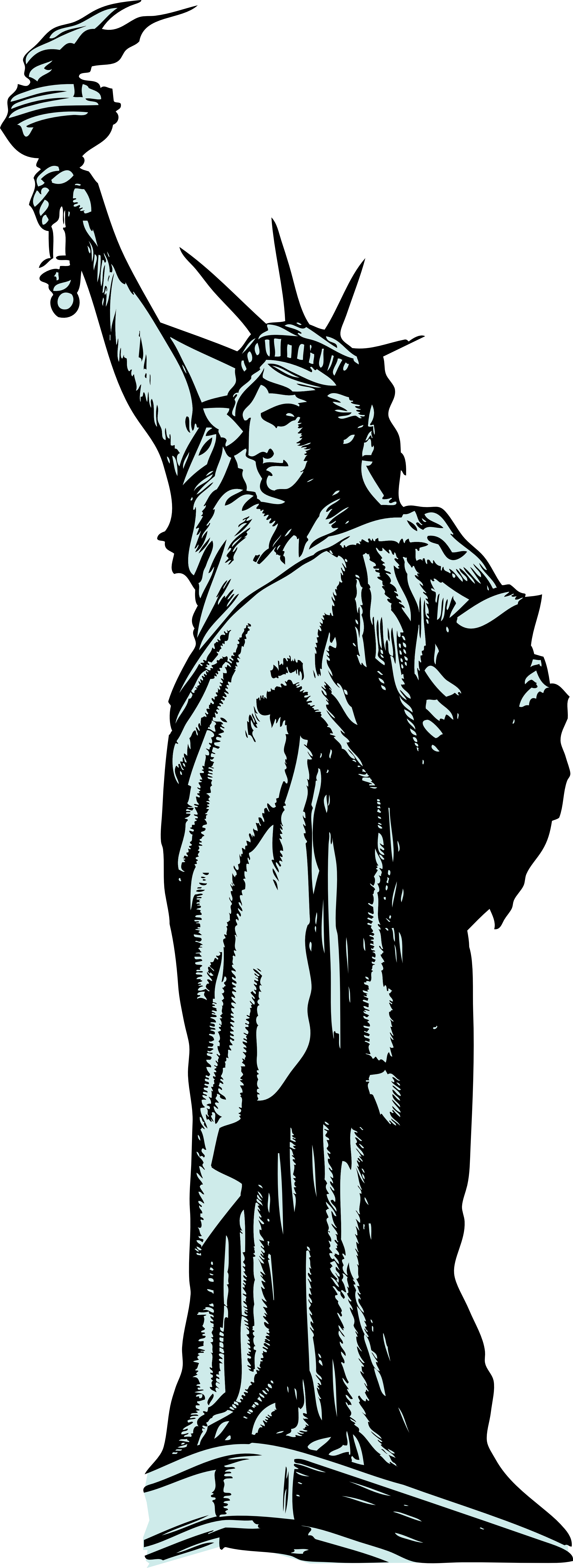 Statue Of Liberty Silhouette Clipart