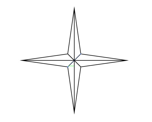 Simple Compass Rose